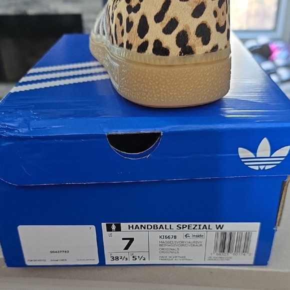 Adidas Animal Print Sneakers with White Stripes - Picture 3 of 6